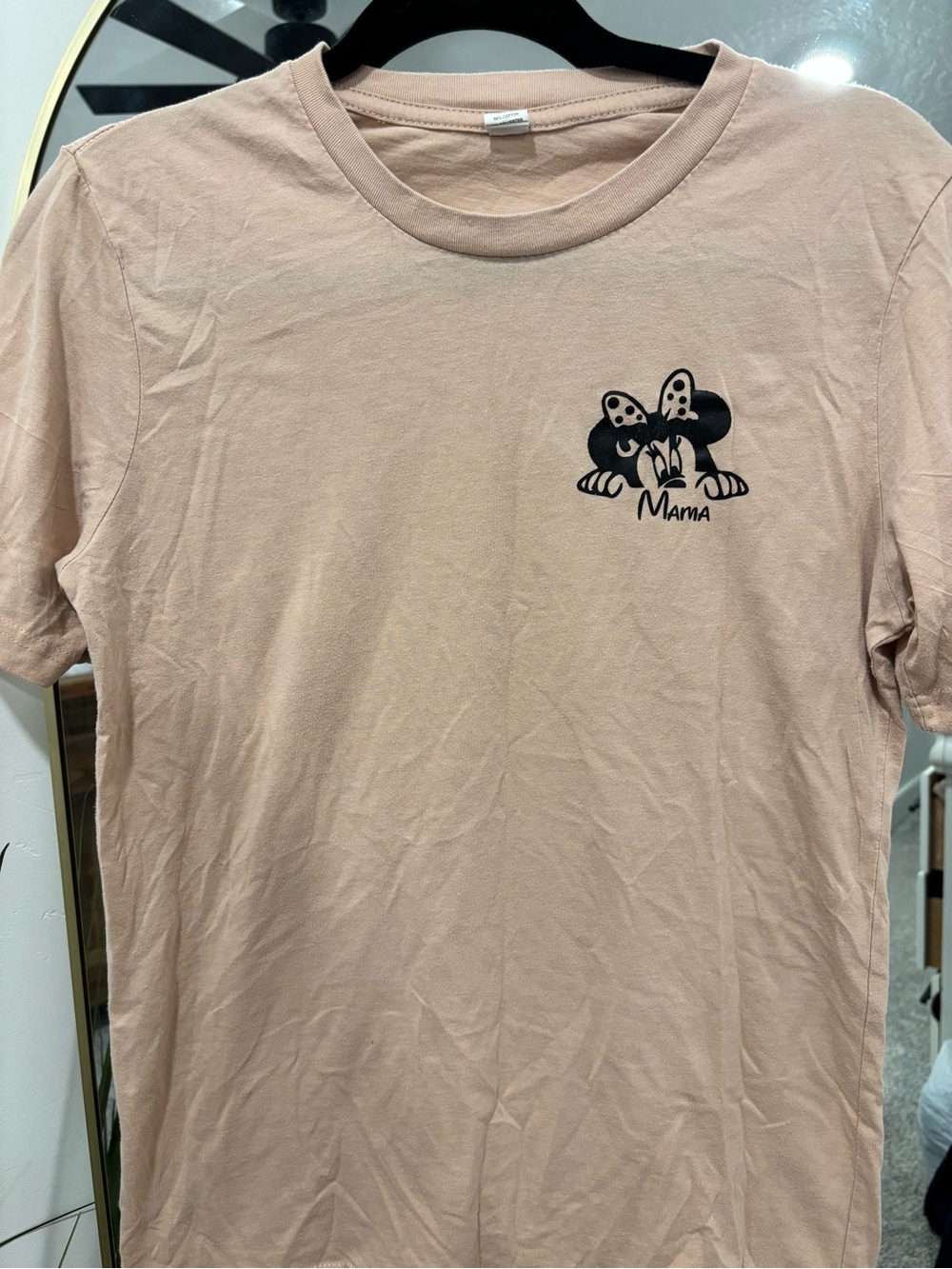 Mama Minnie Mouse Pink Tee